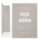Modern Couple Shimmer Save the Date Cards Image 5 of 13